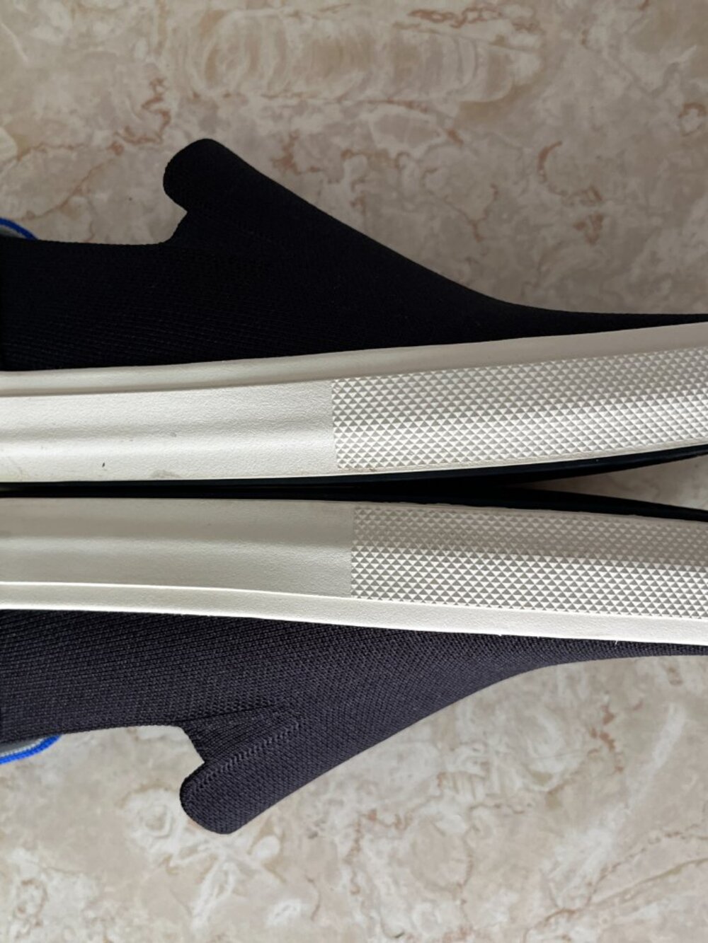 Rothy's Men's Sz 12 Original Slip On Sneaker in Black - Picture 7 of 13